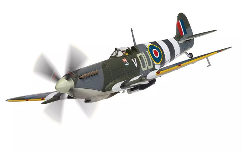 CORGI Supermarine Spitfire MkIXe ML407 Sq Ldr John 'Johnnie' Houlton 1:72 Airplane Pre-built Model