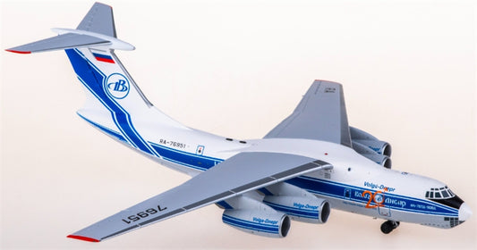 SQ Wings Volga-Dnepr Airlines IIyushin Il-76TD-90VD RA76951 20years 1:200 Diecast Model view 1