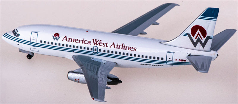 AeroClassics America West Airlines Boeing 737-200 C-GBPW 1:400 Diecast Model view 2