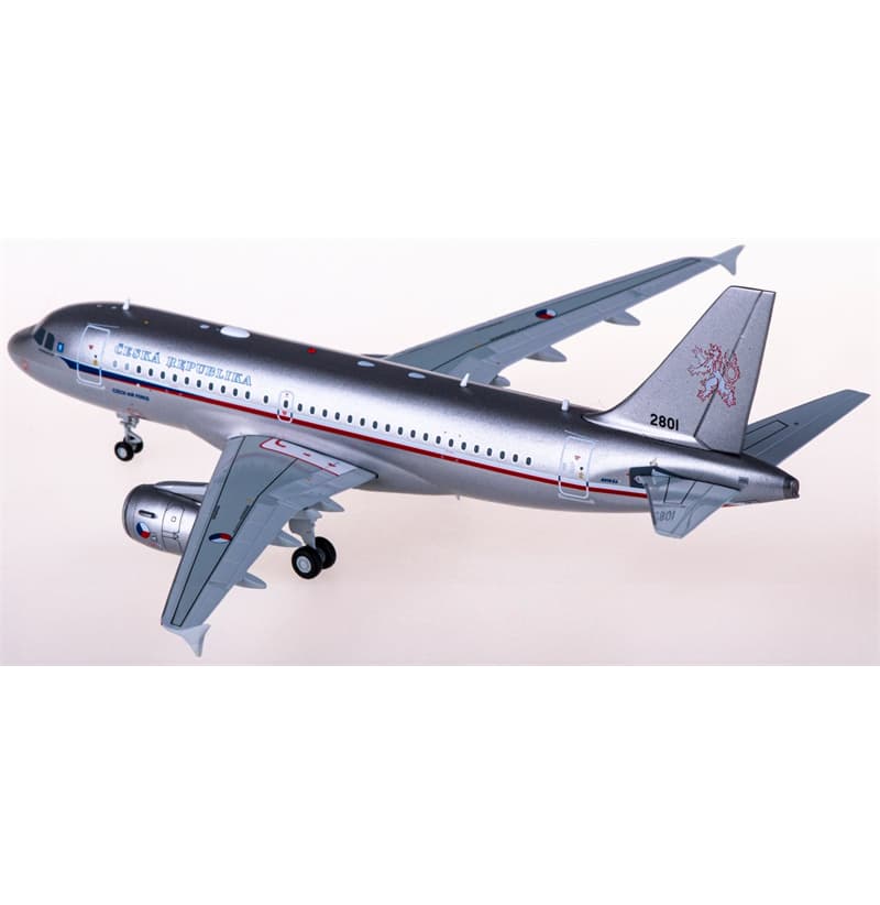JC Wings Czech Air Force Airbus A319 2801 1:200 Aircraft Pre-built  Airliner Model Display