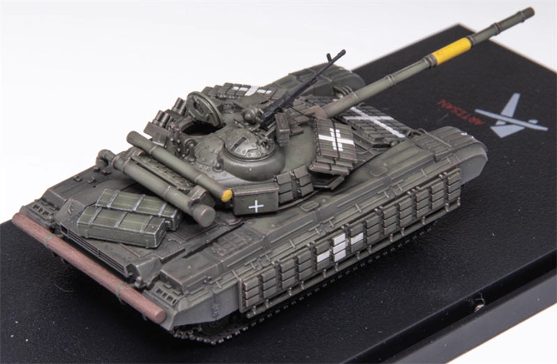 ARTISAN Ukrainian T-64BV main battle tank Wearing skirt armor 1:72 Tank Pre-built Model