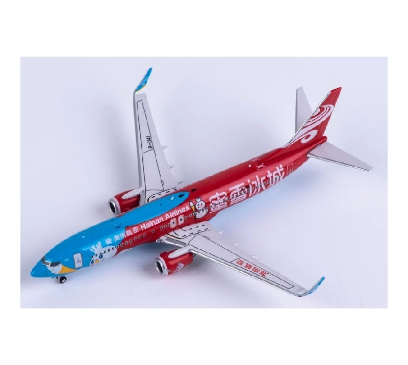 Panda Model 1:400 Hainan Airlines Boeing 737-800 B-1141  DIECAST Model