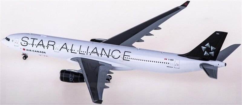 JC Wings Air Canada Airbus A330-300 C-GEGI Star Alliance 1:400 Diecast Model view 1