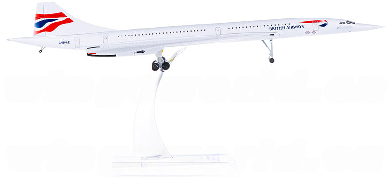 Hogan British Airways Concorde G-BOAE 1:200 Diecast Model view 3