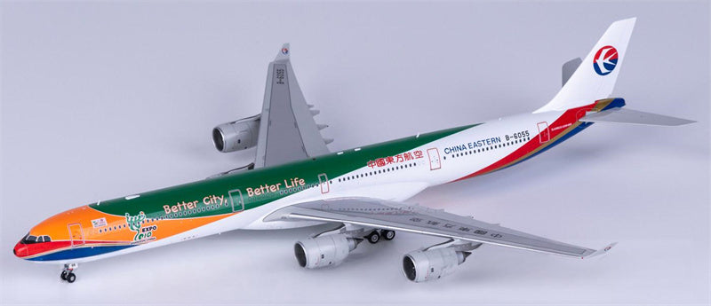 SQ Wings China Eastern Airbus A340-600 B-6055 1:200 Diecast Model view 2