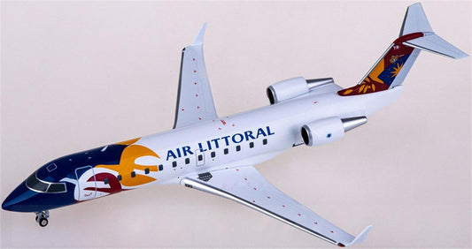 NG Models Air Littoral Bombardier CRJ-100ER F-GPYR 1:200 Diecast Model view 1