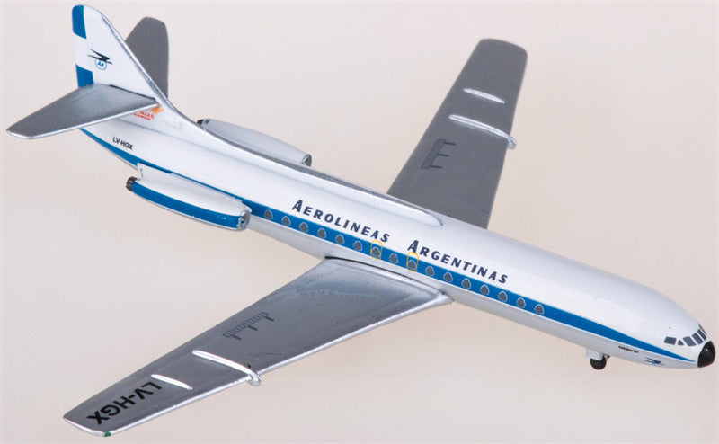 AeroClassics Aerolineas Argentinas Sud Aviation SE 210 LV-HGX 1:400 Diecast Model view 2