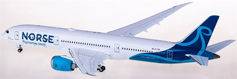 JC Wings Norse Atlantic Airways Boeing 787-9 Dreamliner LN-FNB Flaps Down 1:200 Diecast Model view 2