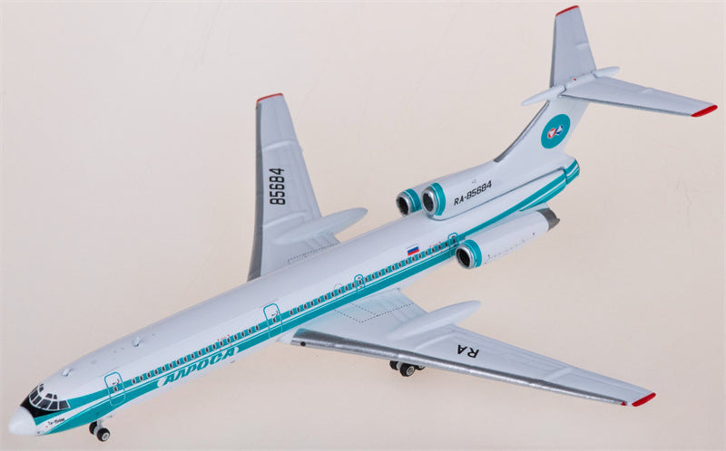 Phoenix ALROSA for Tupolev TU-154M RA-85684 1:400 Airplane Pre-built  Airliner Model Display