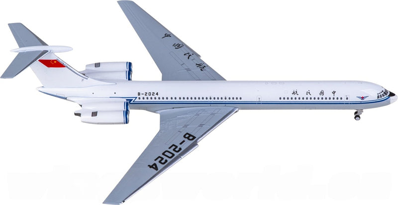 Phoenix 1:400 CAAC Ilyushin IL-62 B-2024 Diecast Model view 3