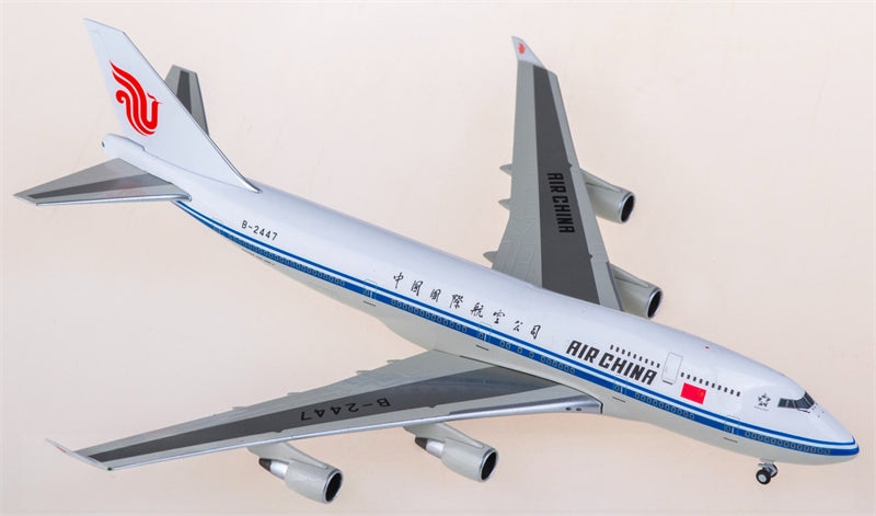 NG Models Air China for Boeing 747-400 B-2447 1:400 Airplane Pre-built  Airliner Model Display