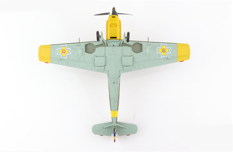 Hobby Master BF 109E-3 "Hai Fetito" No.9, Lt. loan Di Cesare, Grupul 7, Romanian Air Force, Karpovka-Stalingrad, November 1941 1/48 Aircraft Pre-built Model