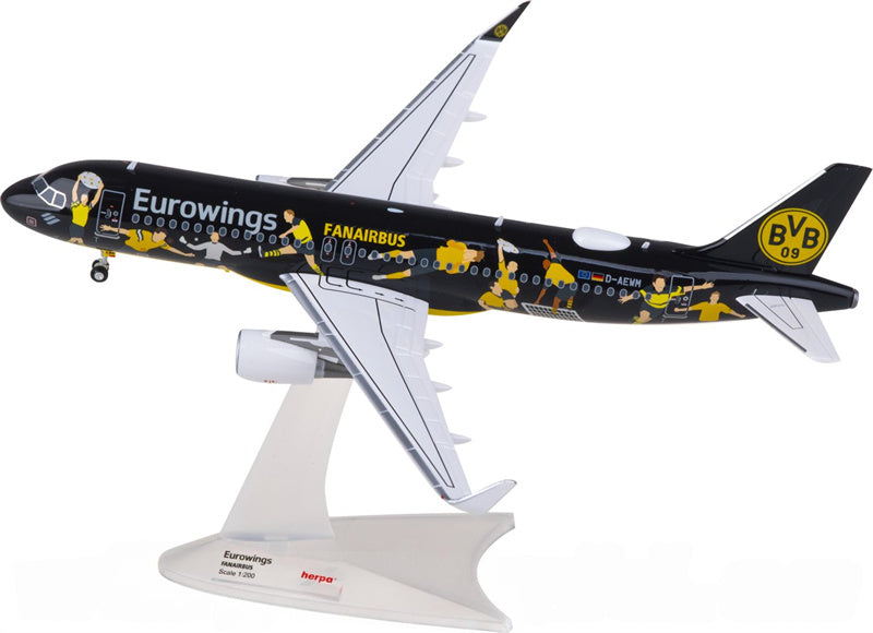Herpa Eurowings Airbus A320 D-AEWM 1:200 ABS Model view 2