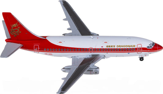 JC Wings Dragonair Boeing 737-200 VR-HYL 1:400 Diecast Model view 1