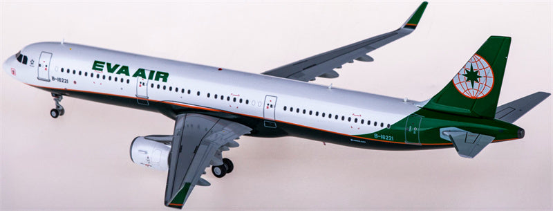 JC Wings EVA Air Airbus A321 B-16221 1:200 Diecast Model view 3
