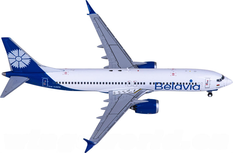 JC Wings Belavia Boeing 737 MAX 8 EW-546PA 1:400 Diecast Model view 2