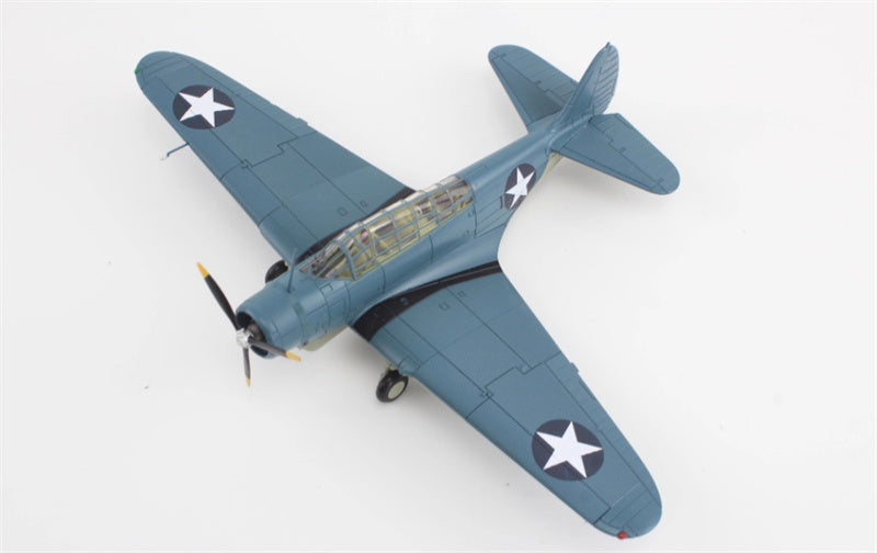 SkyMax TBD-1 Devastator Battle of Midway black 1 Lt Cdr EE Lindsey VT-6 USS Enterprise 4th June 1942 1:72 Airplane Pre-built Model
