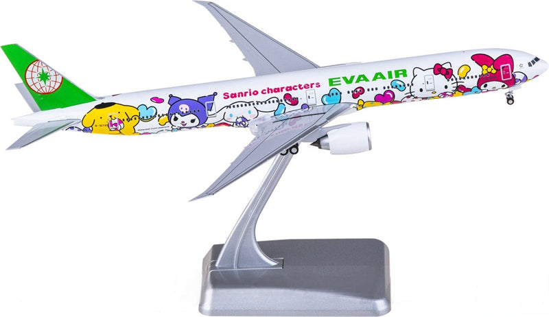NG Models 1:400 EVA Air Boeing 777-300ER B-16740 Diecast Model view 1