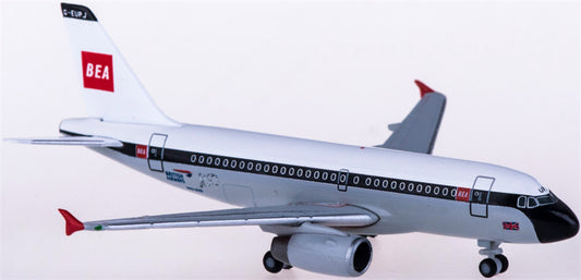 Herpa British Airways for Airbus A319 G-EUPJ 100 Years 1:500 Airplane Pre-built  Airliner Model Display