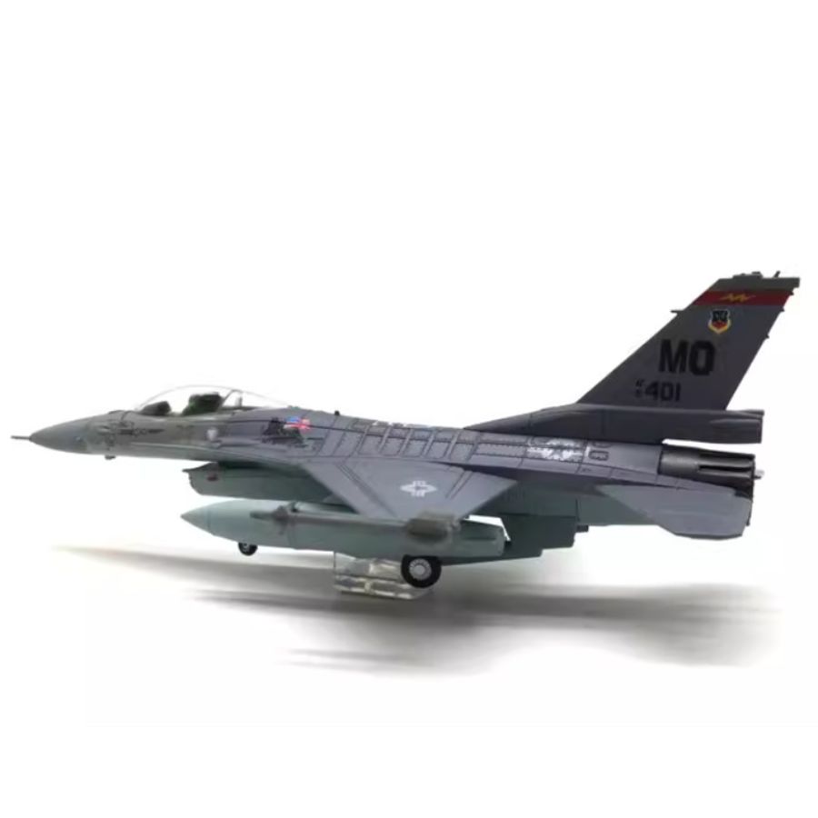 FLOZ US Air Force F-16c Fighting Falcon fighter jet 1:100 Aircraft Pre-built Model