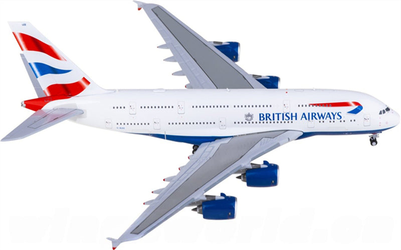 Geminijets British Airways Airbus A380 G-XLEE 1:400 Diecast Model view 4