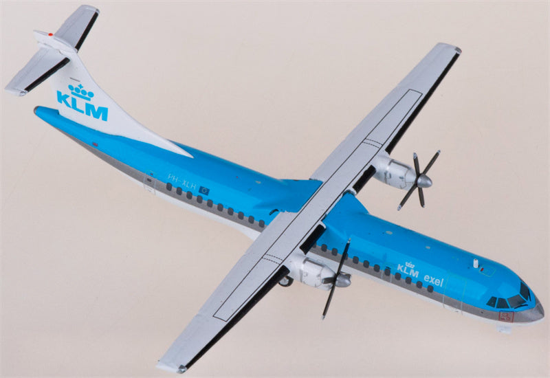 JC Wings KLM for ATR-72-200 PH-XLH 1:400 Airplane Pre-built  Airliner Model Display