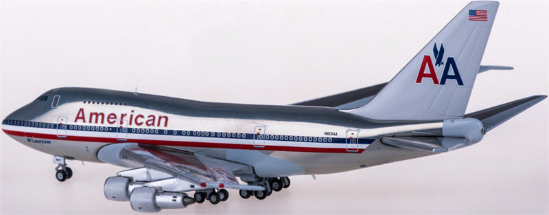 JC Wings American Airlines Boeing 747SP N601AA 1:400 Diecast Model view 3