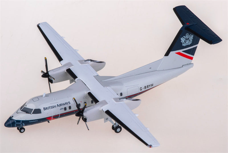 JC Wings British Airways De Havilland Canada DHC-8-100 G-BRYH 1:200 Diecast Model view 1