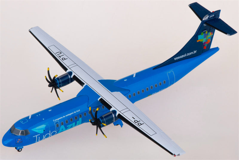 JC Wings Azul for ATR-72-500 PP-PTU 1:200 Airplane Pre-built  Airliner Model Display