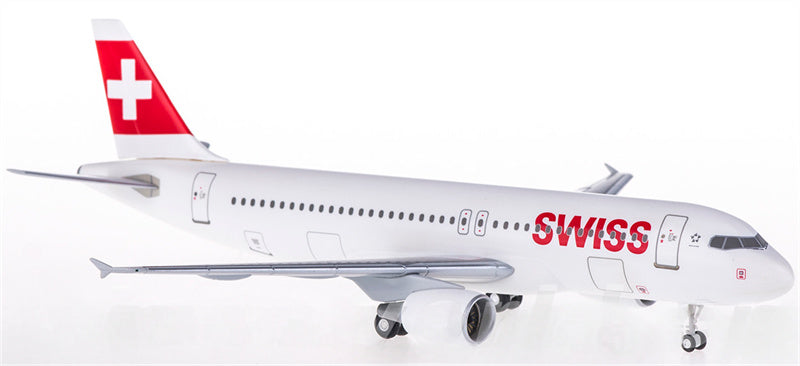 Hogan 1:200 Swiss Airbus A320 Snap-fit ABS Model view 2
