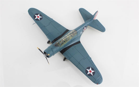 SkyMax TBD-1 Devastator Battle of Coral Sea white T-1 Lt. Cdr. James Brett VT-2 USS Lexington May 1942 1:72 Airplane Pre-built Model