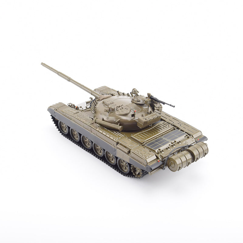 Modimio Soviet tracked main battle tank T-72A Army green 1:43 Tank Pre-built Model