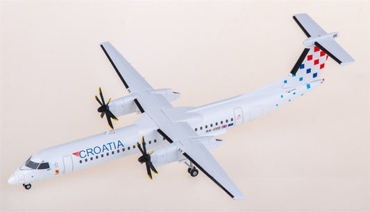 Herpa Croatia Airlines Bombardier Dash 8 Q400 9A-CQE 1:200 Diecast Model view 1