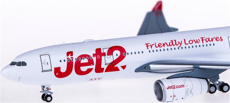 NG Models Jet2 for Airbus A330-200 G-VYGL 1:400 Airplane Pre-built  Airliner Model Display