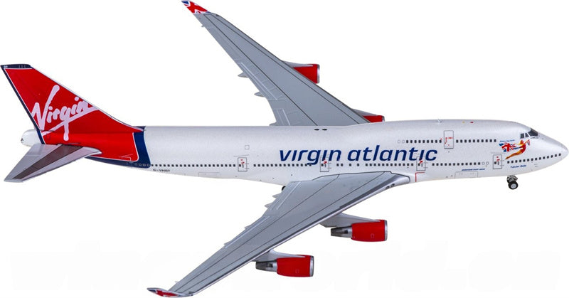 JC Wings 1:400 Virgin Atlantic Boeing 747-400 G-VHOT Diecast Model view 4