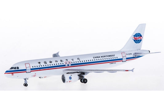 FLOZ China Northwest Airlines Airbus A320 B-2378 1:400 Aircraft Pre-built  Airliner Model Display