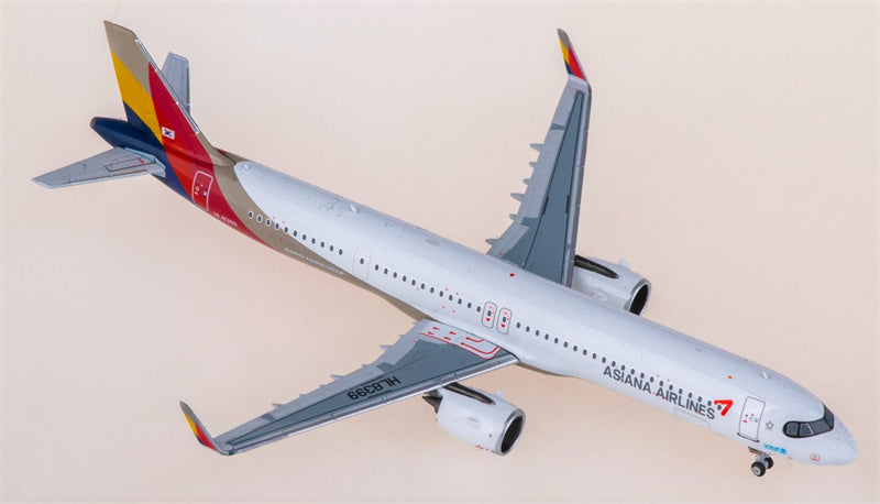 NGmodels Asiana for Airbus A321neo HL8399 1:400 Airplane Pre-built  Airliner Model Display