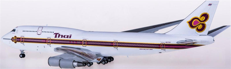 JC Wings Thai Airways Boeing 747-400 HS-TGY 1:400 Diecast Model view 3