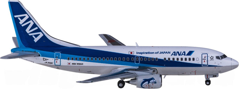 JC Wings ANA Boeing 737-500 JA306K 1:400 Diecast Model view 2