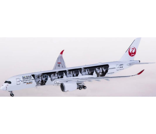JC Wings Japan Airlines Airbus A350-900XWB JA04XJ Flaps down 1:400 Aircraft Pre-built  Airliner Model Display