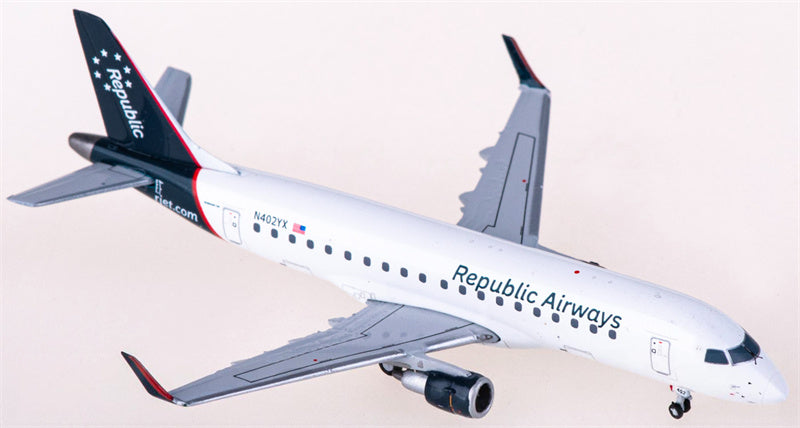 Geminijets Republic Airline for Embraer ERJ-175LR N402YX 1:400 Airplane Pre-built  Airliner Model Display