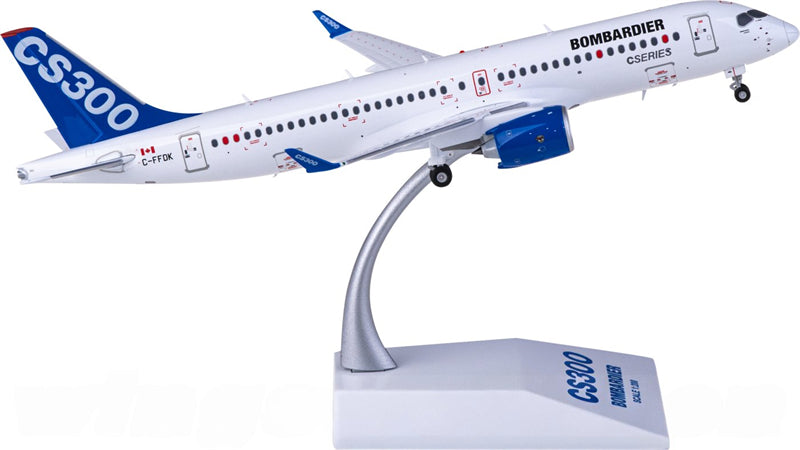 JC Wings Bombardier CS300 C-FFDK 1:200 Diecast Model view 1