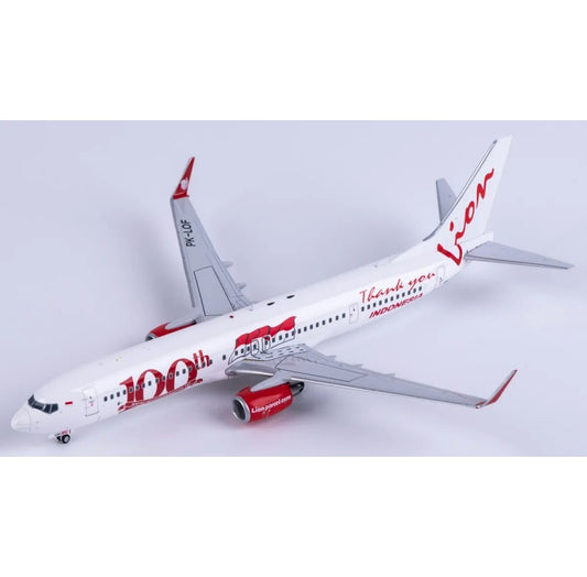 JC Wings 1:200 Lion Air Boeing 737-900ER PK-LOF  DIECAST Model