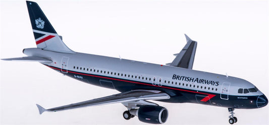 JC Wings British Airways for Airbus A320 G-BUSI 1:200 Aircraft Pre-built  Airliner Model Display