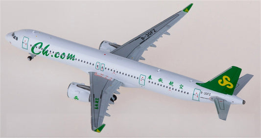 JC Wings Spring Airlines for Airbus A321neo B-30FZ 1:400 Airplane Pre-built  Airliner Model Display