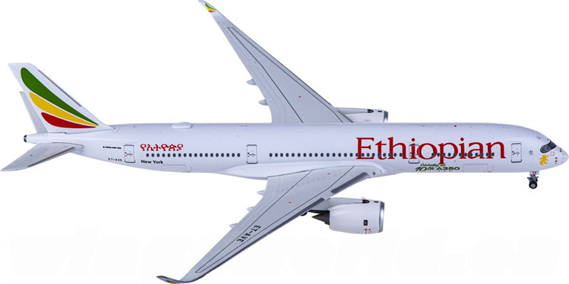 NG Models Ethiopian Airlines Airbus A350-900 ET-AVE 1:400 Diecast Model view 3