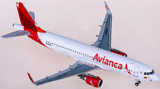 NGモデルズ アビアンカ航空 エアバスA320 N745AV 1:400スケール 飛行機 組み立て済み旅客機モデル ディスプレイ