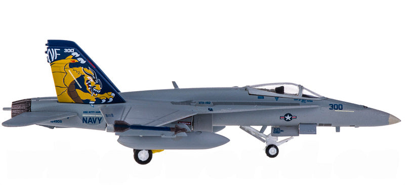 Hogan McDonnell Douglas F/A-18C Hornet VFA-192 NF300 1:200 Airplane Pre-built  Airliner Model Display