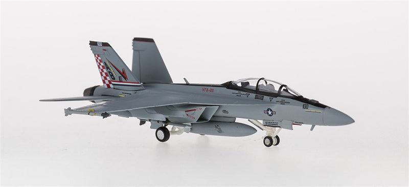 Hogan US Navy F/A-18F Super Hornet VFA -211 AB100 1:200 Diecast Model view 4
