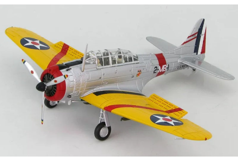 Hobby Master Douglas SBD-1 BuNo 1597, Squadron Commander of VMB-2, US Marine, San Diego, 1940 1/72 Aircraft Pre-built Model